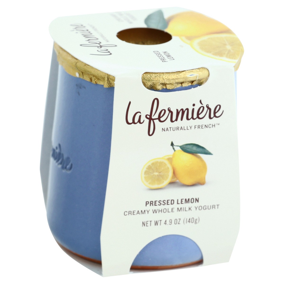 slide 2 of 9, La Fermière Pressed Lemon Yogurt 4.9 oz, 4.9 oz