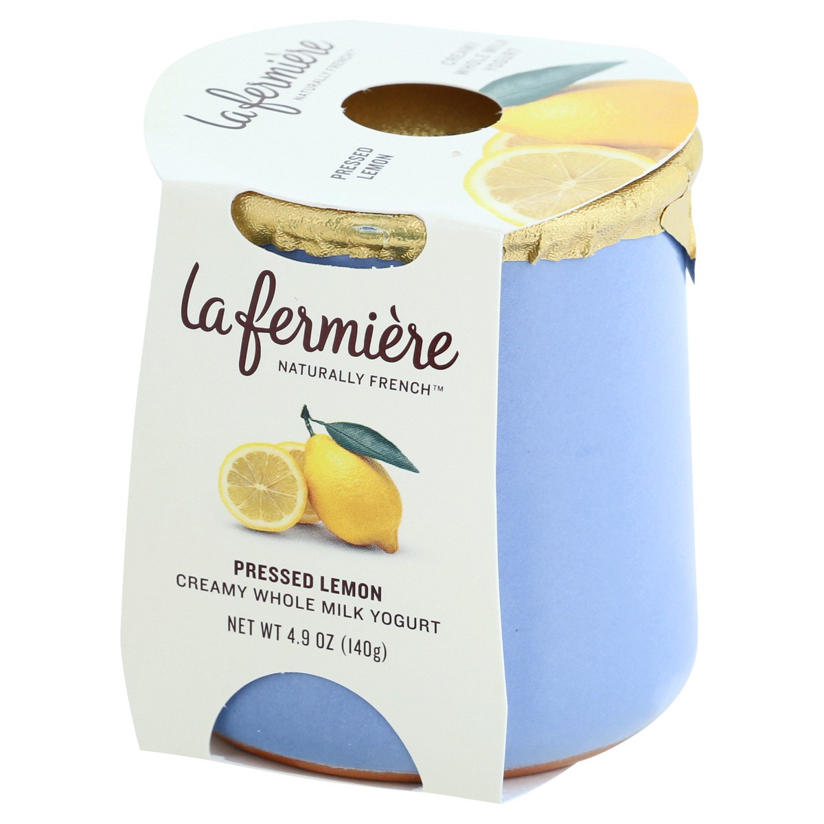 slide 3 of 9, La Fermière Pressed Lemon Yogurt 4.9 oz, 4.9 oz