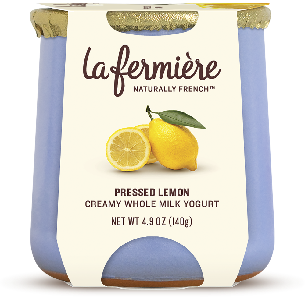 slide 1 of 1, La Fermiere Naturally French La Fermiere Pressed Lemon, 4.9 oz