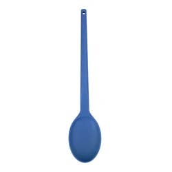 Grand Gourmet Silicone Solid Spoon, Blue