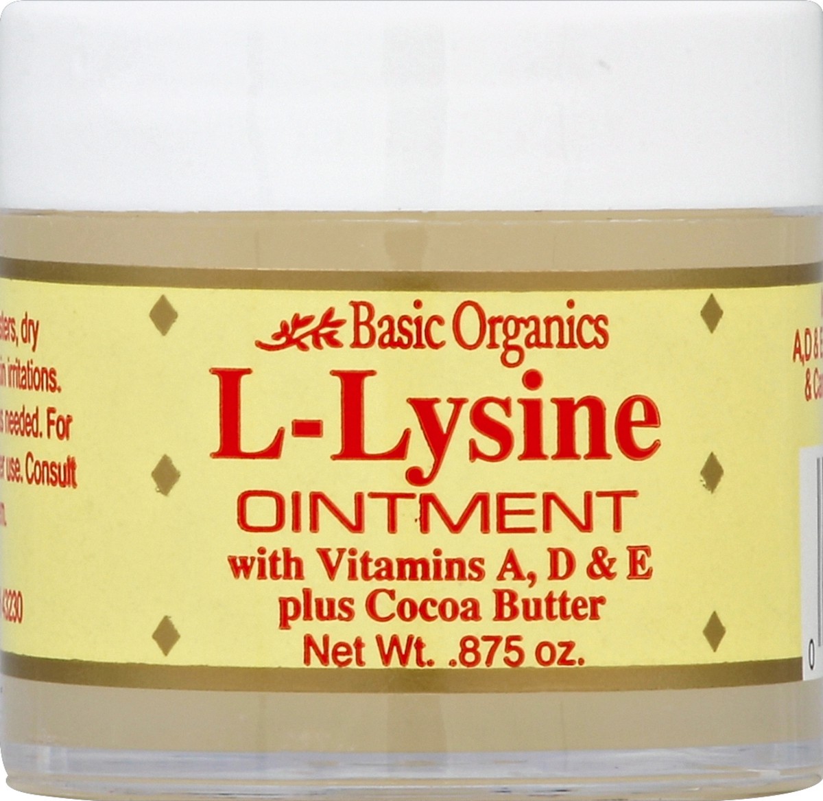 slide 2 of 2, Basic Organics Ointment 0.875 oz, 0.88 oz