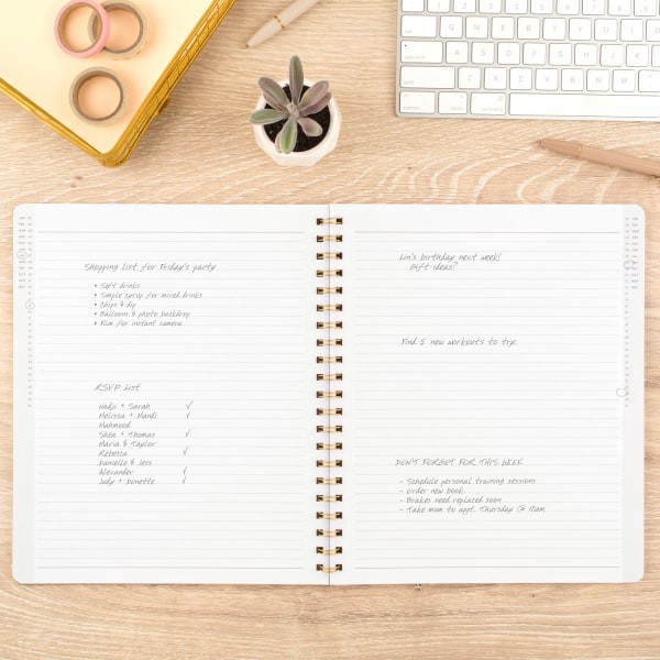 slide 7 of 7, Cambridge® WorkStyle® Notebook, 80 Sheets, Timeless Taupe, Large, 8 1/2"" x 11"", 1 ct