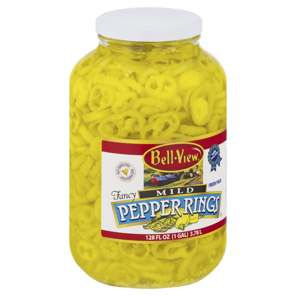 slide 13 of 13, Bell-View Mild Fresh Pack Pepper Rings 128 oz, 128 oz