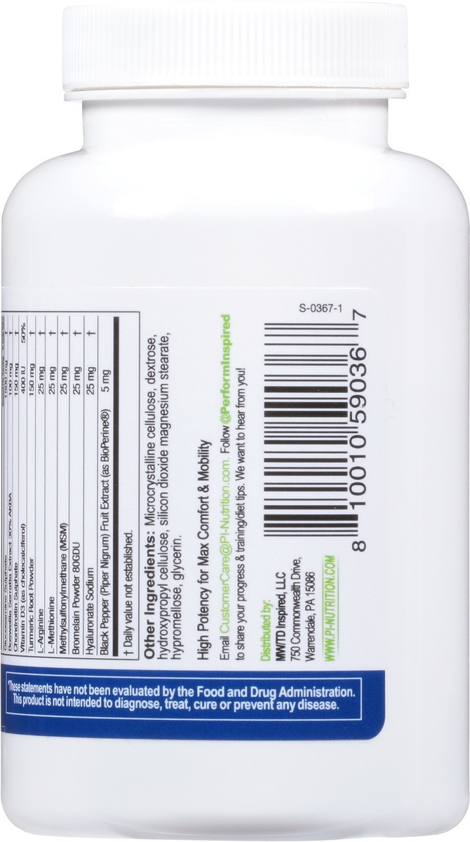 slide 14 of 14, Performance Inspired Nutrition Triple Strength Mobility Formula Joint Support Plus 90 90 ea, 90 ct