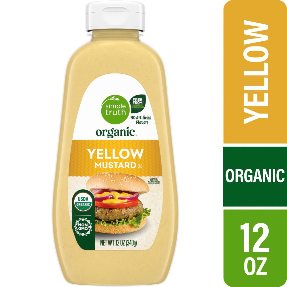 slide 1 of 3, Simple Truth Organic Mustard 12 oz, 12 oz
