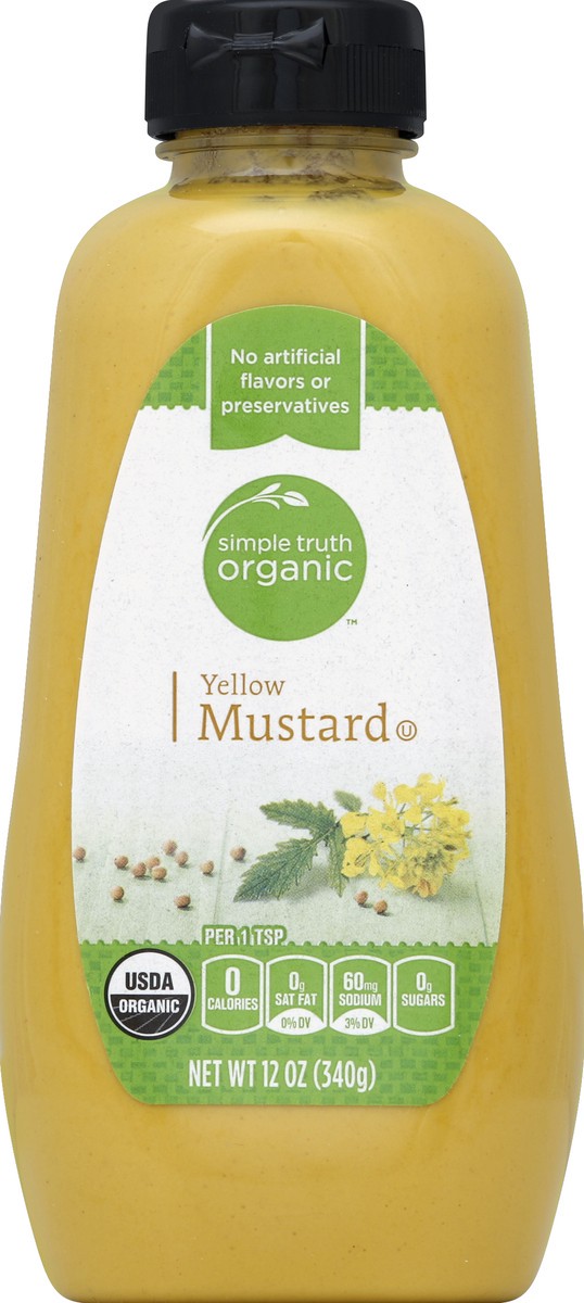 slide 1 of 3, Simple Truth Organic Mustard 12 oz, 12 oz