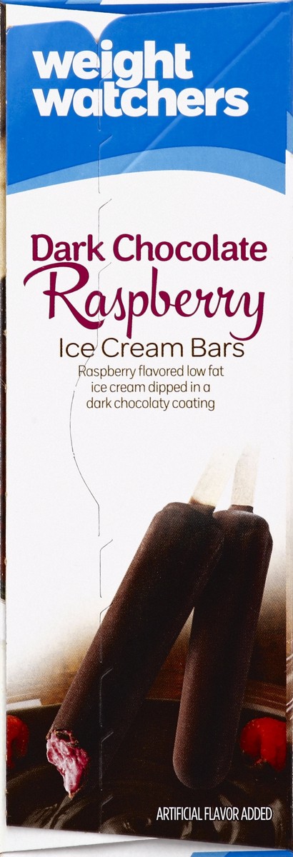 slide 3 of 4, Weight Watchers Dark Chocolate Raspberry Ice Cream Bar, 12 ct