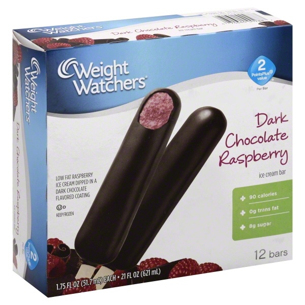 Product Review: Weight Watchers Dark Chocolate Raspberry Ice Cream Bars