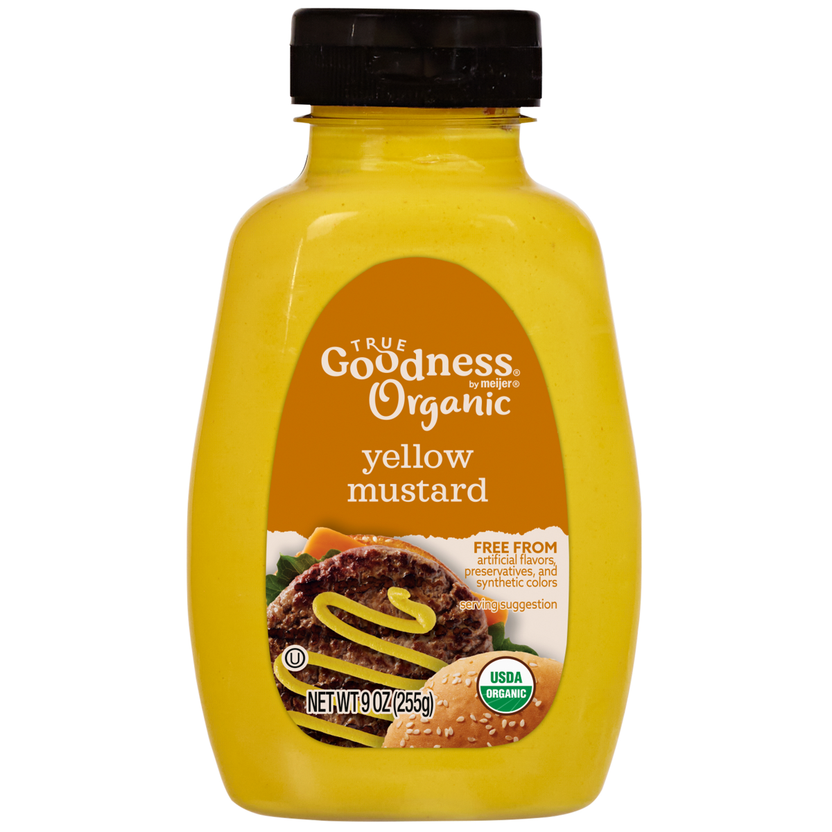 slide 1 of 5, True Goodness Organic Mustard, 9 oz