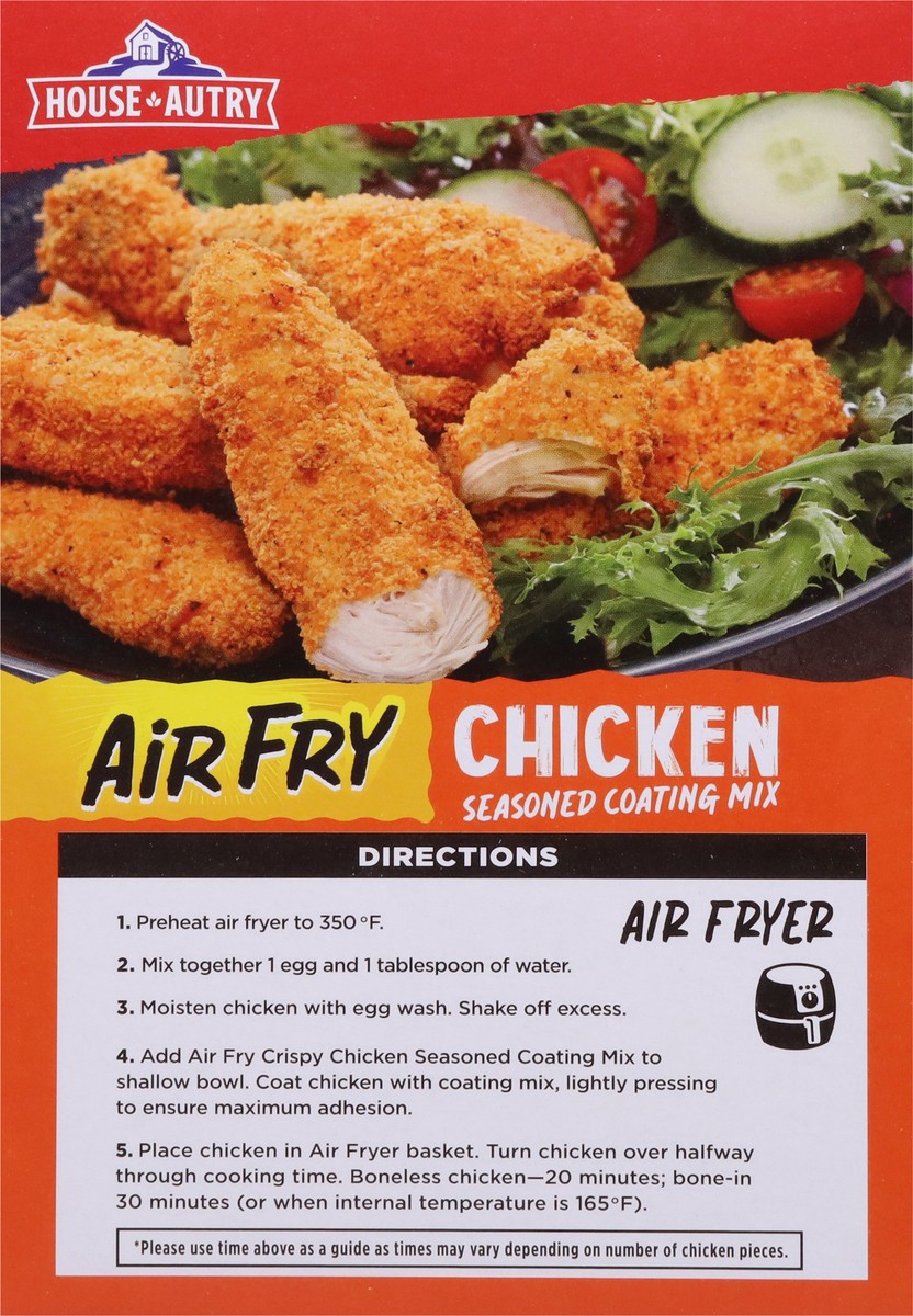 slide 9 of 9, House-Autry Air Fry Seasoned Chicken Coating Mix 8 oz, 8 oz