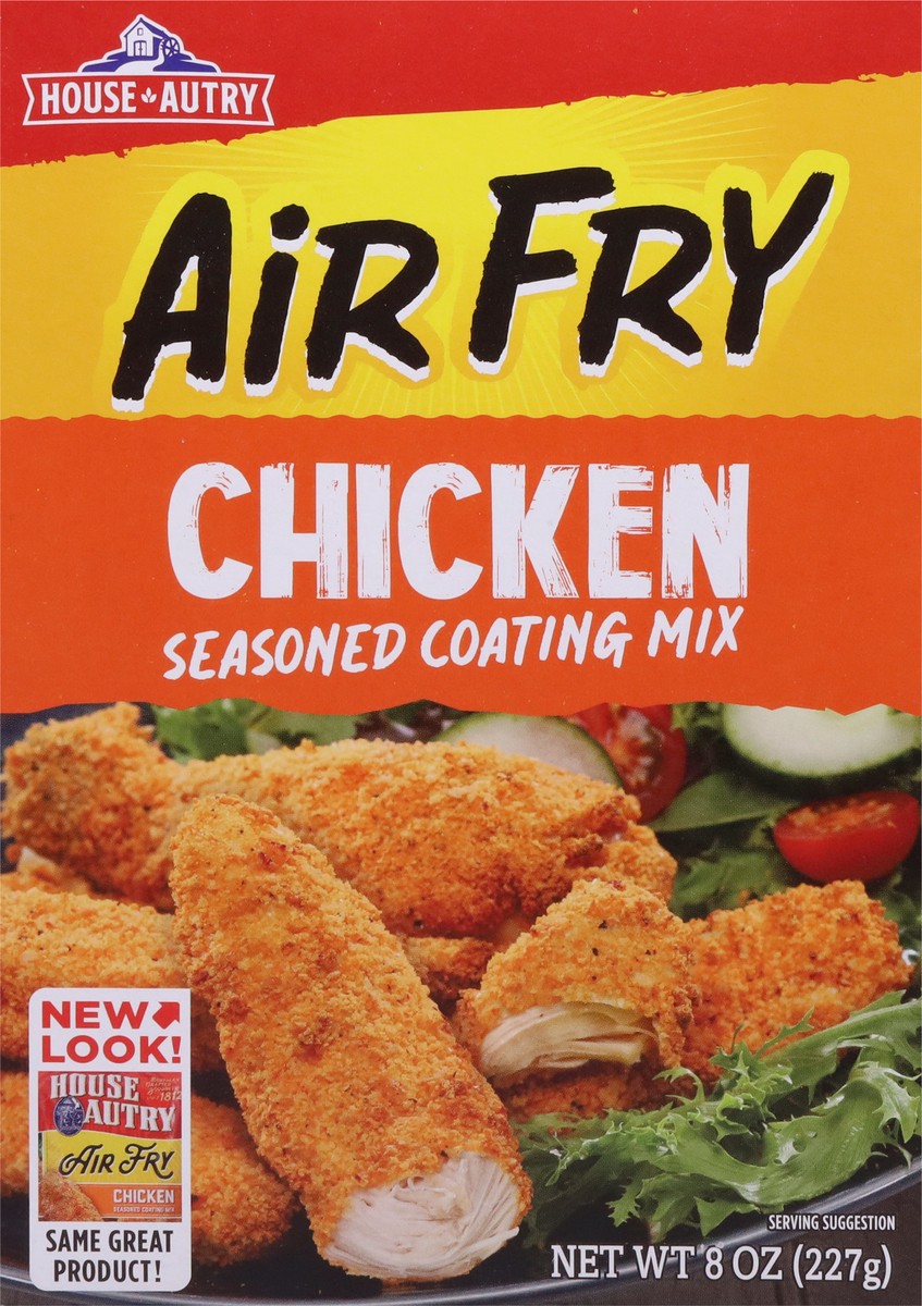slide 4 of 9, House-Autry Air Fry Seasoned Chicken Coating Mix 8 oz, 8 oz