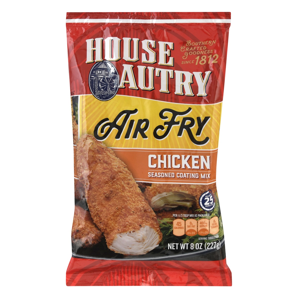 slide 1 of 1, House-Autry Air Fry Chicken Coating Mix, 8 oz