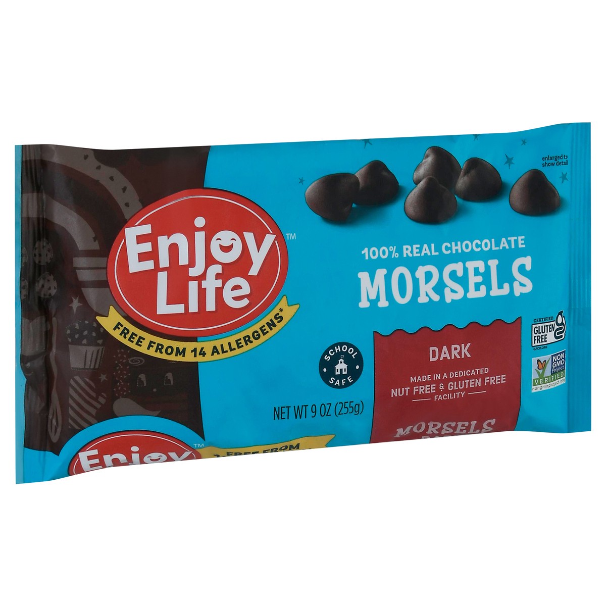 slide 4 of 9, Enjoy Life Baking Chocolate Dark Chocolate Morsels, 9 oz Bag, 9 oz