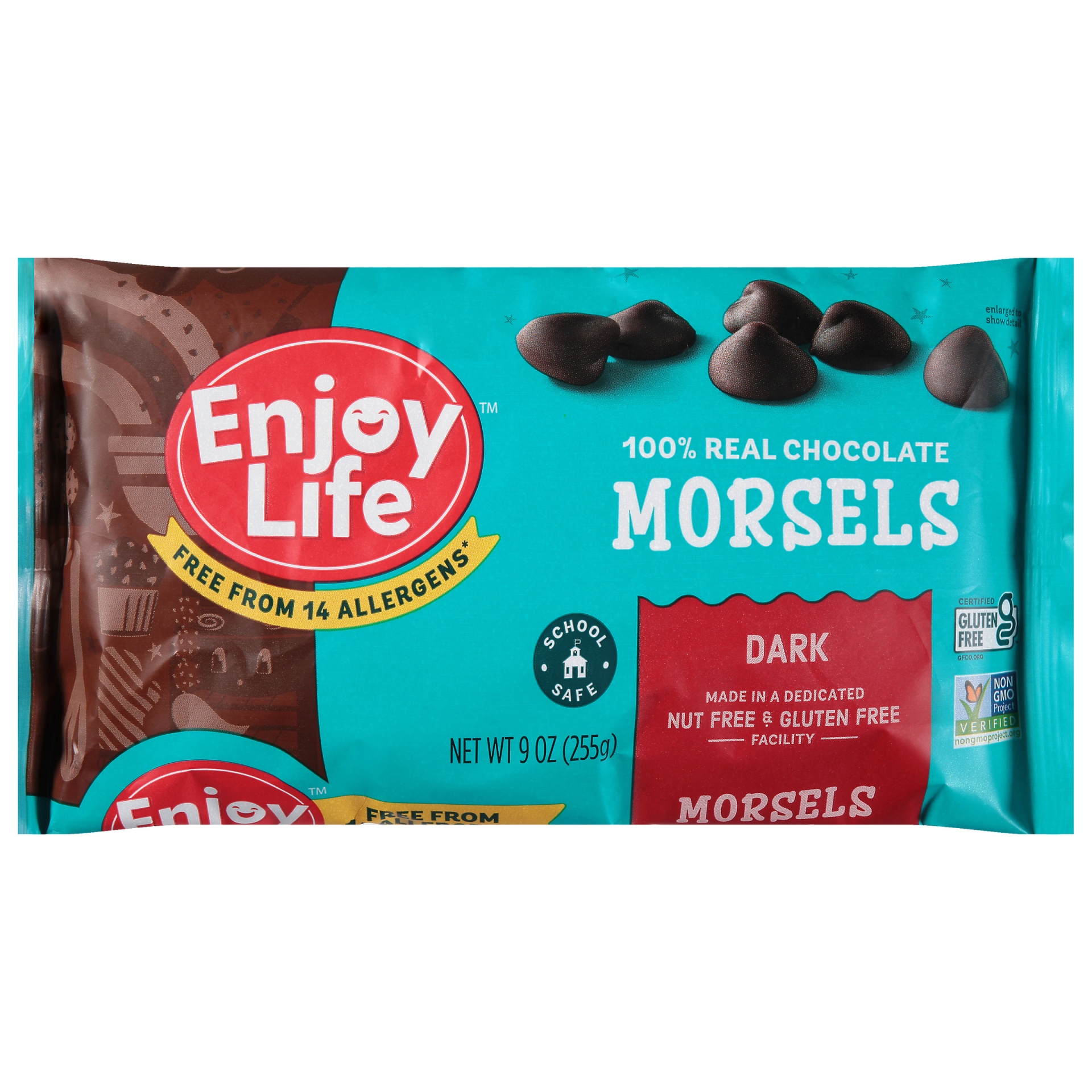 slide 1 of 6, Enjoy Life Dark Chocolate Morsels, 9 oz