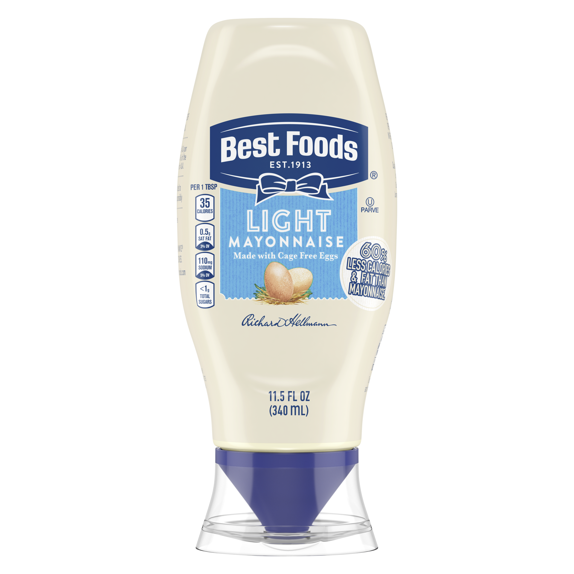 slide 2 of 7, Best Foods Light Mayonnaise Squeeze, 11.5 oz, 11.5 oz