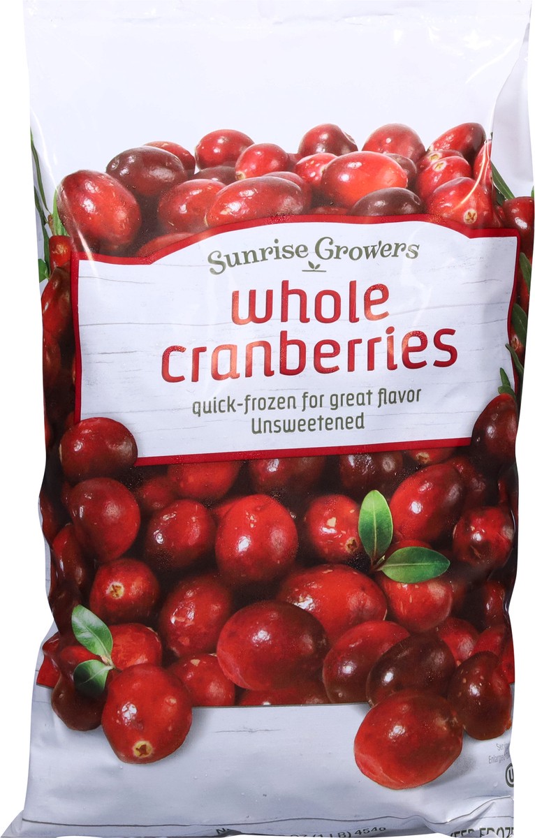 slide 6 of 9, Sunrise Growers Whole Cranberries 16 oz, 16 oz