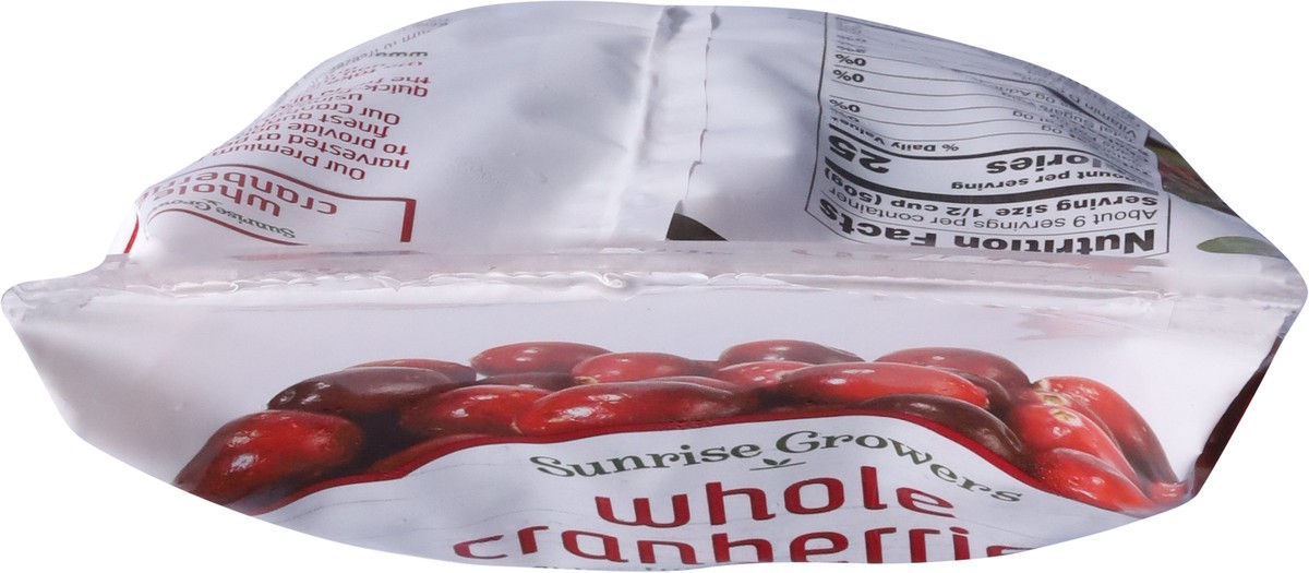 slide 9 of 9, Sunrise Growers Whole Cranberries 16 oz, 16 oz