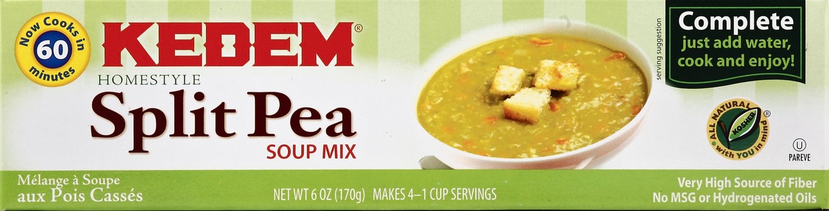 slide 3 of 5, Kedem Split Pea Soup Mix, 6 oz