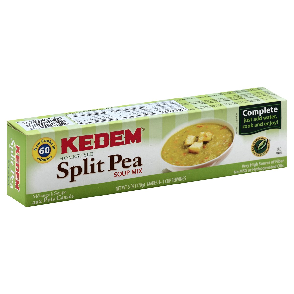 slide 5 of 5, Kedem Split Pea Soup Mix, 6 oz