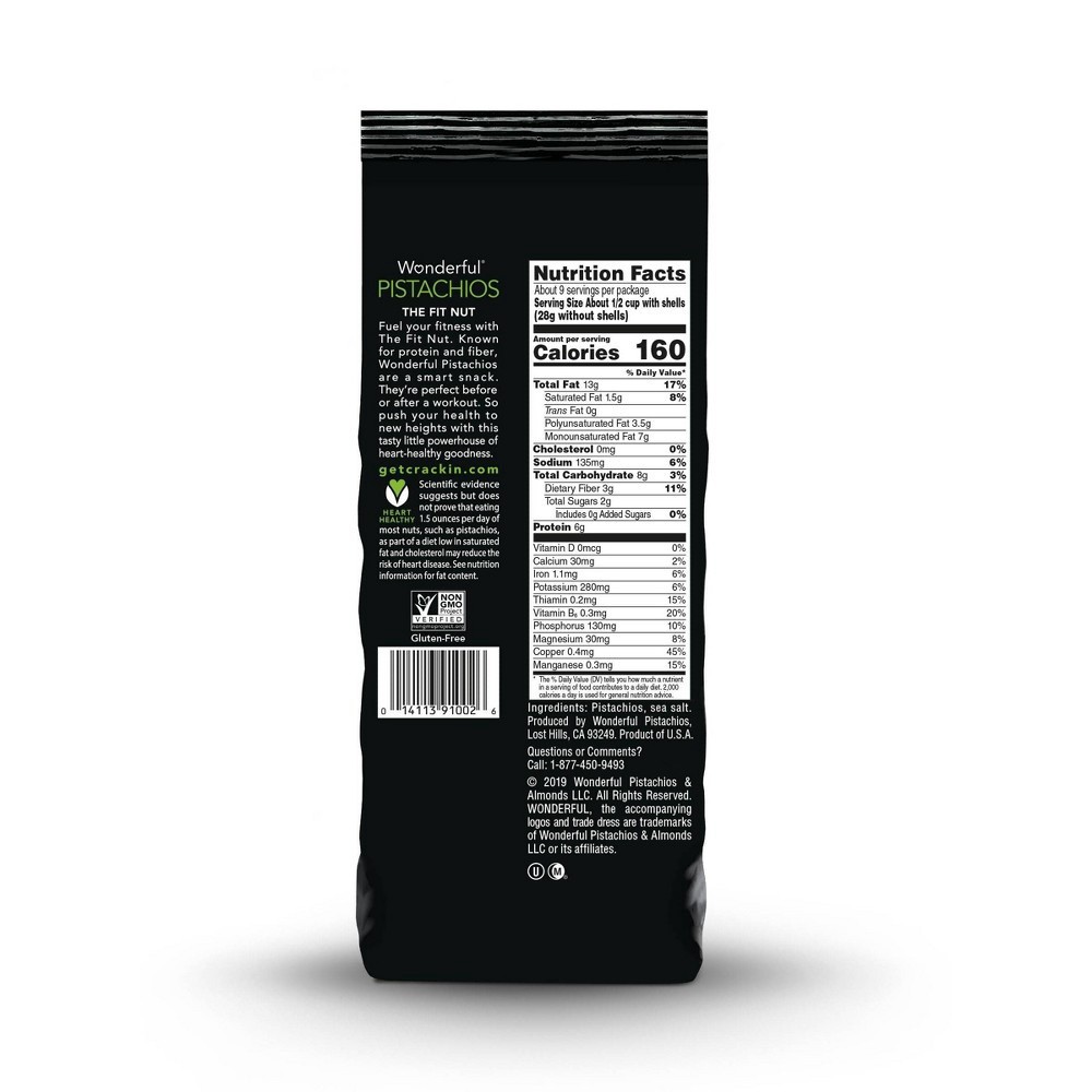 slide 3 of 4, Wonderful Pistachios Roasted & Salted Pistachios, 1.5 oz