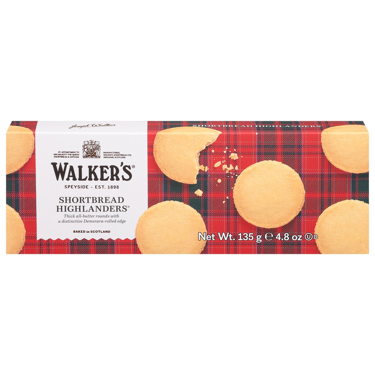 slide 1 of 4, Walker's Highlanders Shortbread 4.8 oz, 4.8 oz