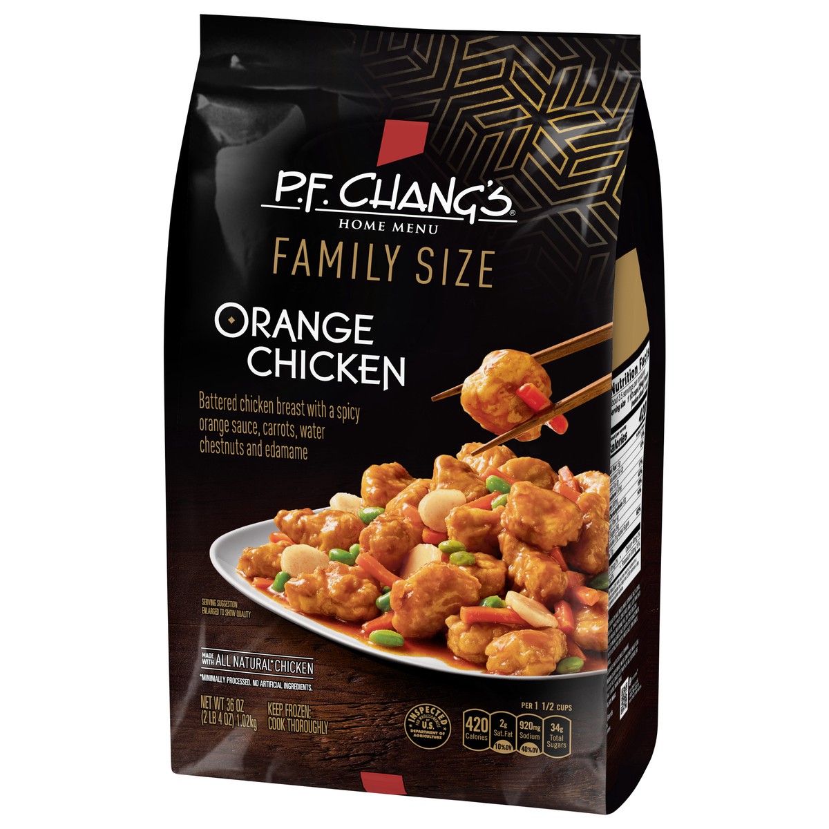 slide 7 of 9, P.F. Chang's Home Menu Family Size Orange Chicken 36 oz, 36 oz