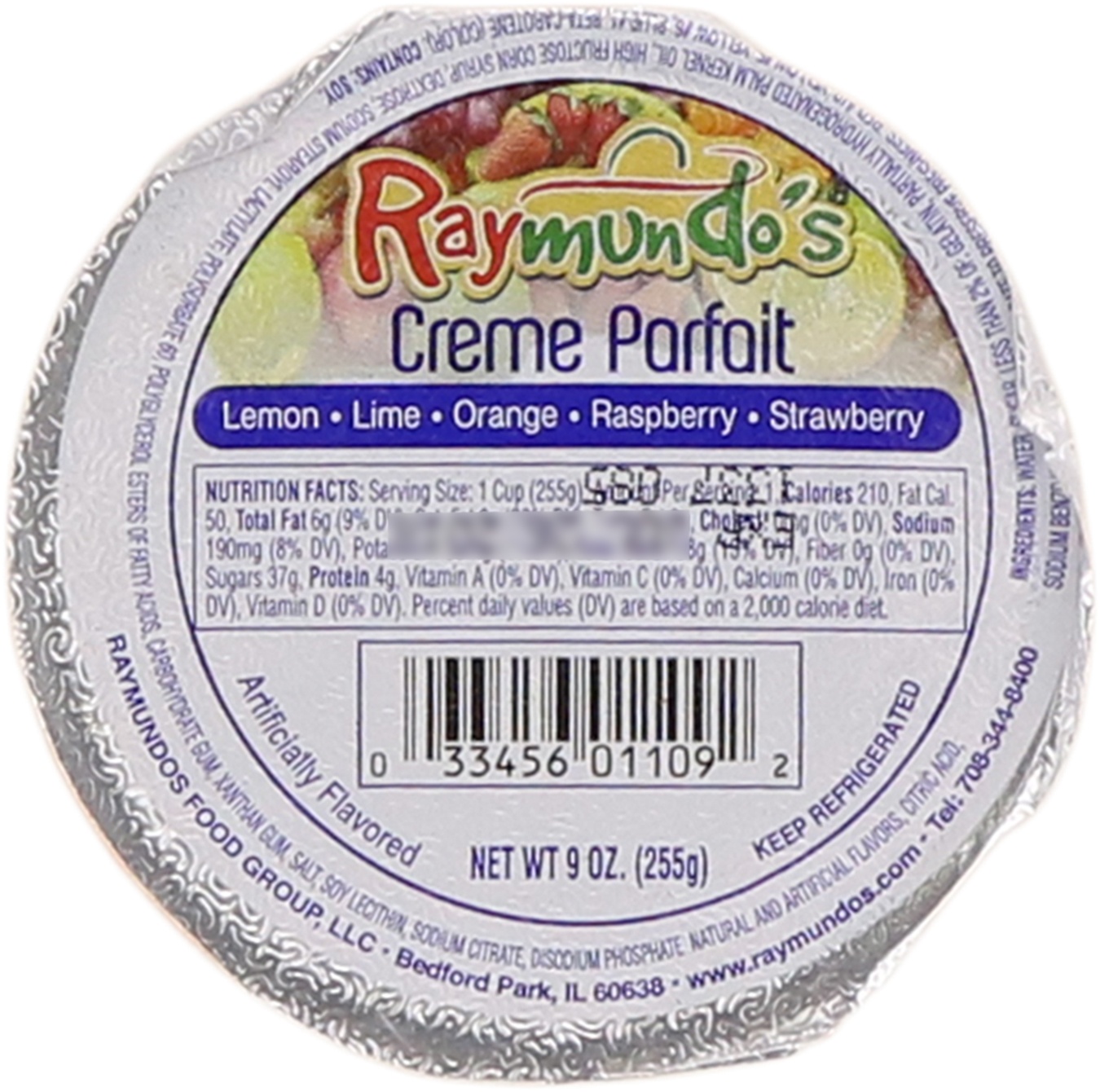 slide 1 of 1, Raymundo's Creme Parfait Artificially Flavored Gelatin Dessert, 9 oz