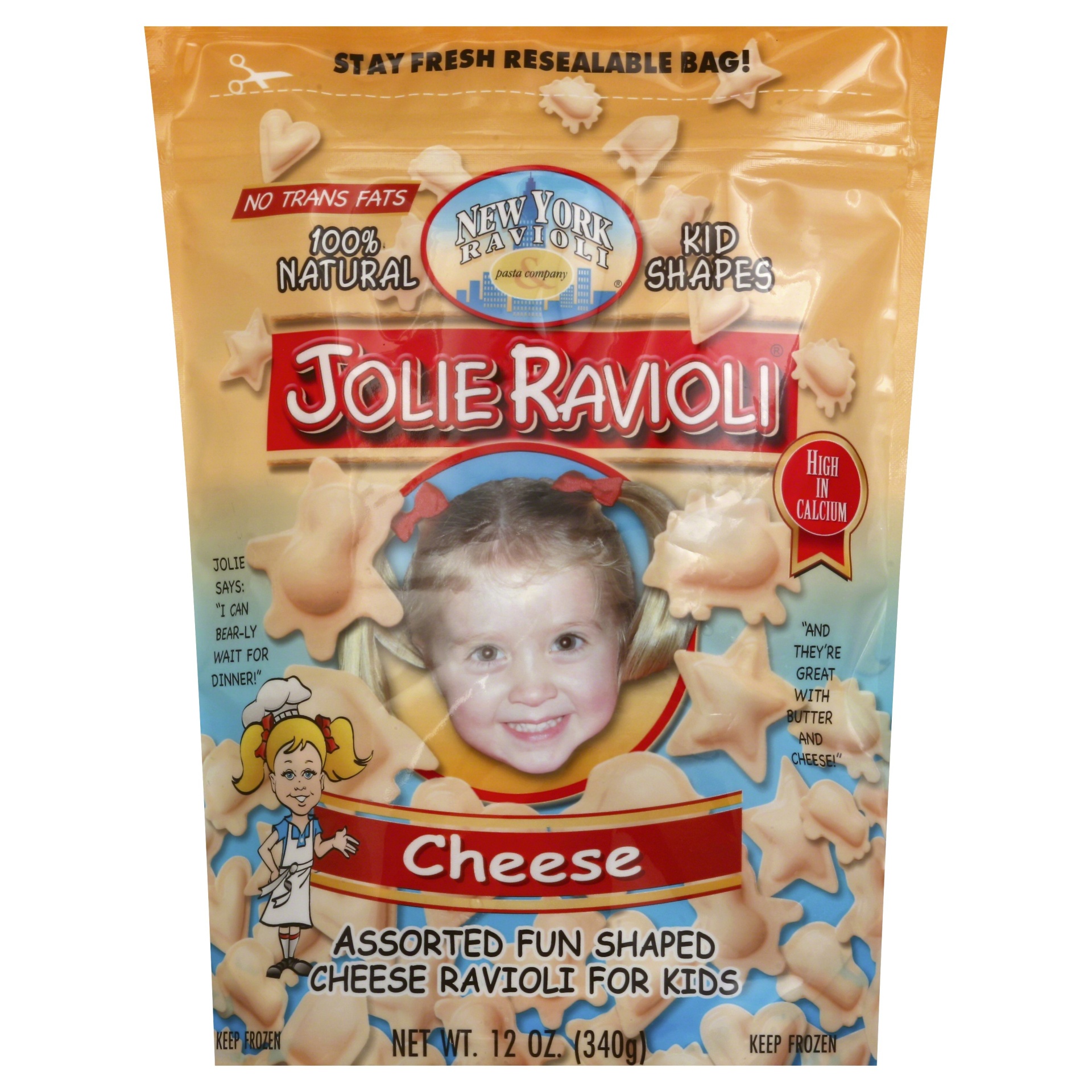 slide 1 of 2, New York Ravioli Ravioli, Jolie, Cheese, 12 oz