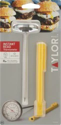 Taylor Instant-Read Yellow Thermometer With Cover