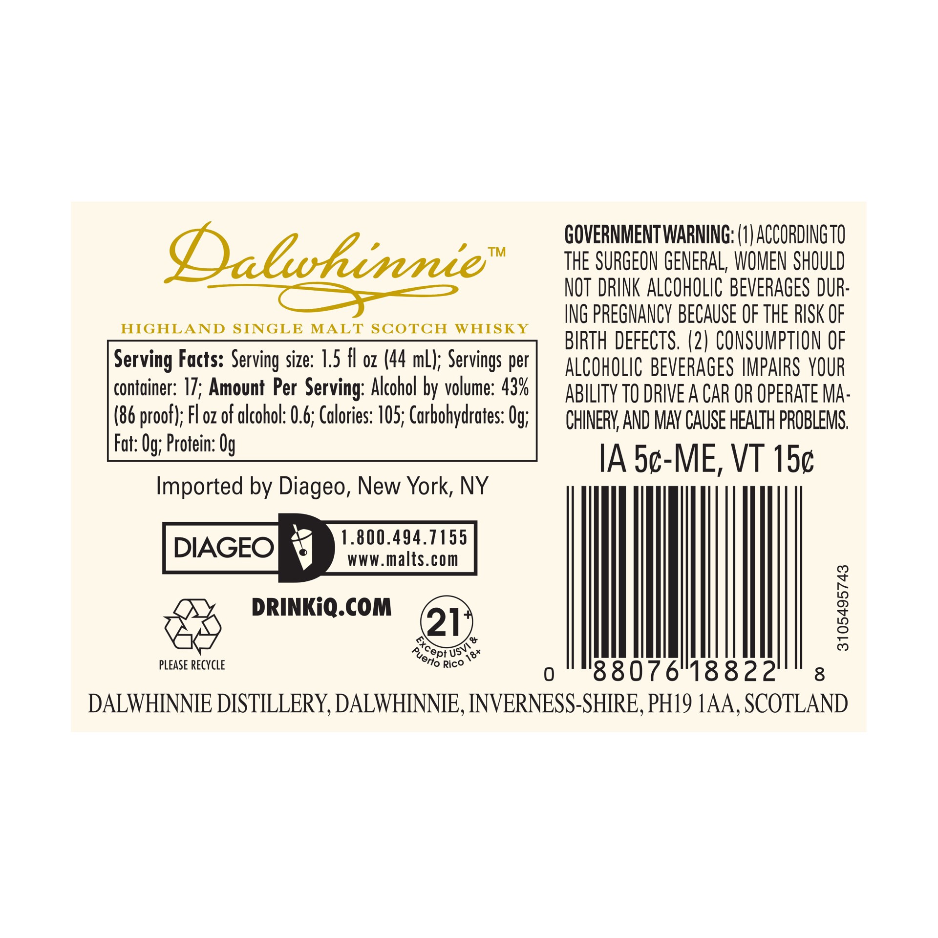 slide 4 of 5, Dalwhinnie Distiller's Edition 2024 Single Malt Scotch Whisky, 750 mL, 750 ml