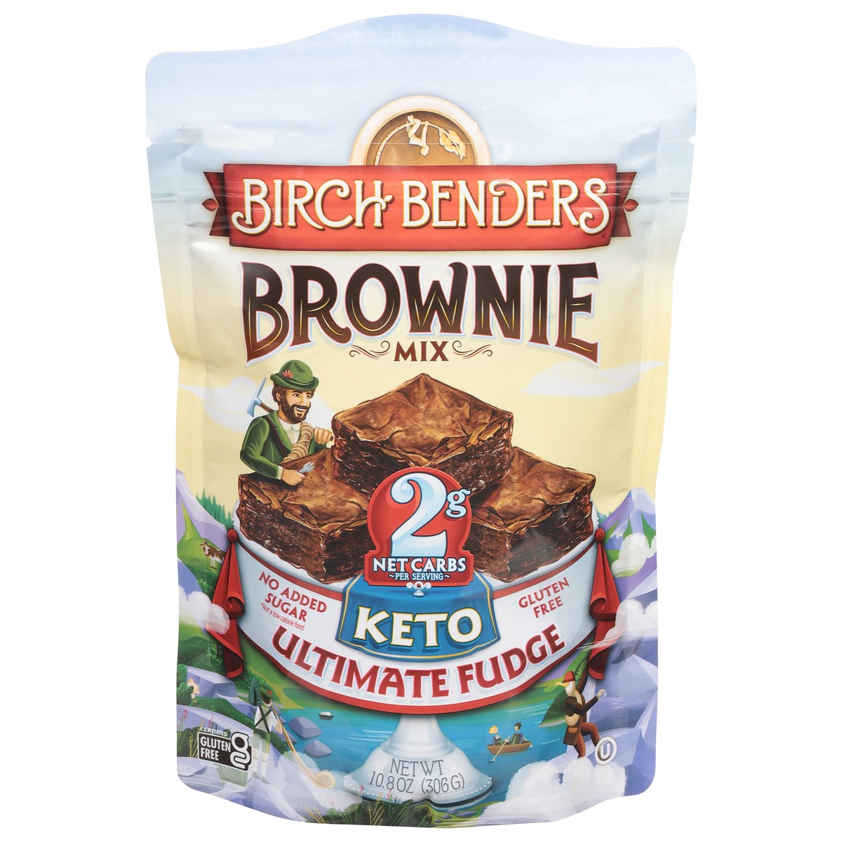 slide 2 of 13, Birch Benders Keto Ultimate Fudge Brownie Mix 10.8 oz, 10.8 oz