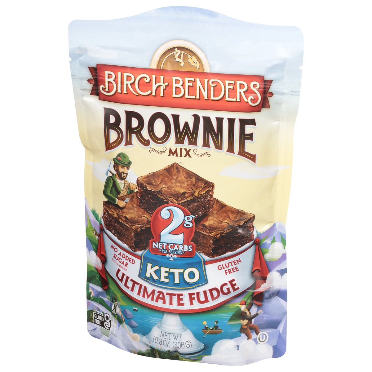 slide 13 of 13, Birch Benders Keto Ultimate Fudge Brownie Mix 10.8 oz, 10.8 oz