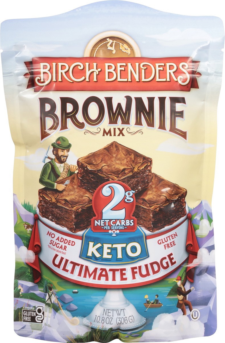 slide 9 of 13, Birch Benders Keto Ultimate Fudge Brownie Mix 10.8 oz, 10.8 oz