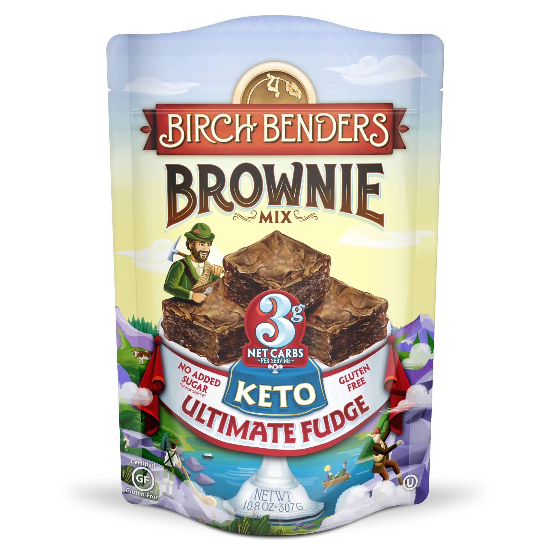 slide 1 of 1, Birch Benders Keto Ultimate Fudge Brownie Mix - 10.8oz, 10.8 oz