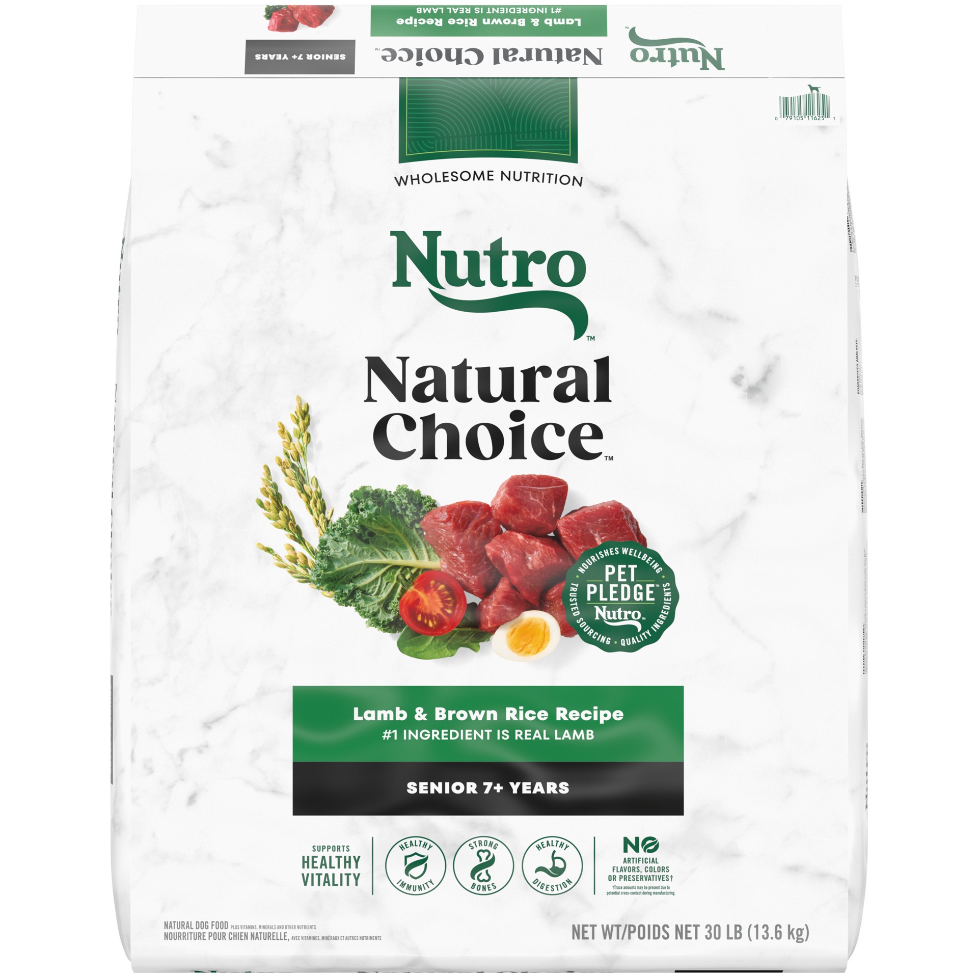 slide 1 of 5, Nutro Natural Choice Senior Dry Dog Food, Lamb and Brown Rice Recipe, 30 lbs., 30 lb