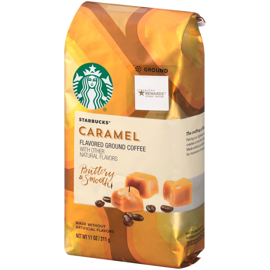 slide 3 of 7, Starbucks Caramel Ground Coffee, 11 oz