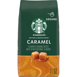 Starbucks Ground Coffee, Flavored Hot or Iced Coffee, Caramel, 11 oz ​