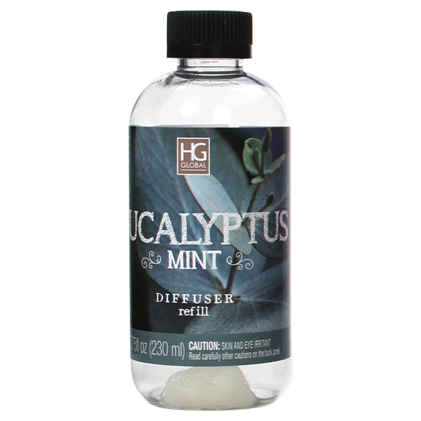 slide 1 of 1, Diffuser Refill- Eucalyptus Mint, 7.75 oz