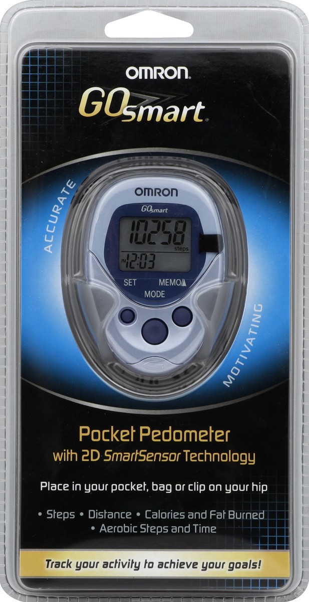 slide 2 of 2, Omron Pocket Pedometer, 1 ct