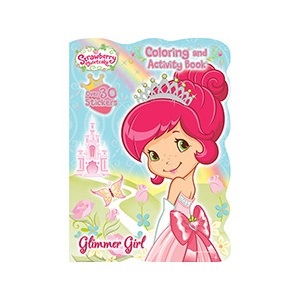 slide 1 of 1, Bendon Publishing Strawberry Shortcake Shaped Coloring Activity Book, 1 ct