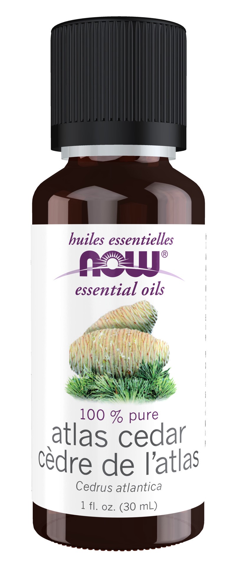 slide 1 of 4, NOW Atlas Cedar Oil - 1 fl. oz., 1 fl oz