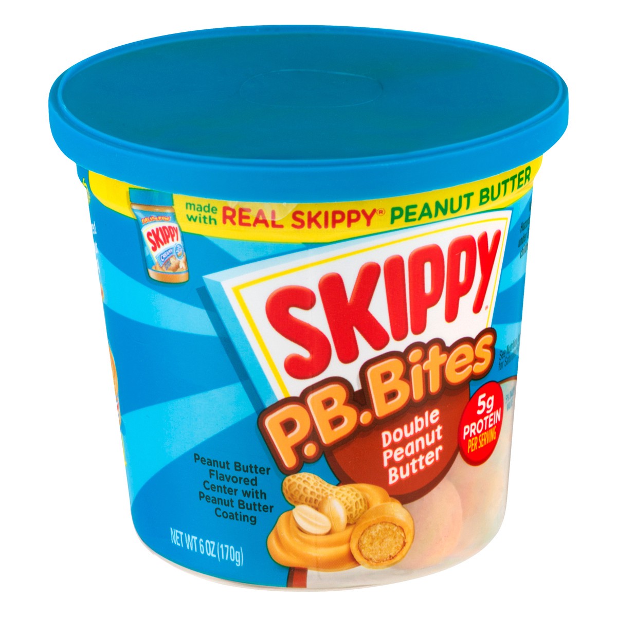slide 8 of 12, Skippy Double Peanut Butter PB Bites 6 oz, 6 oz