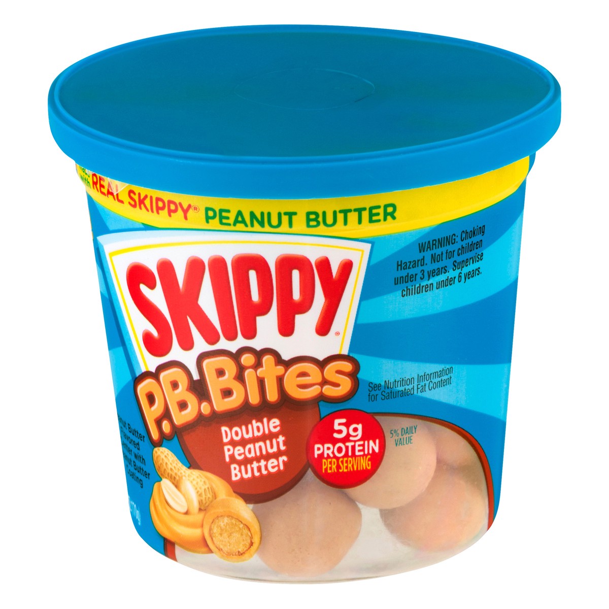 slide 9 of 12, Skippy Double Peanut Butter PB Bites 6 oz, 6 oz