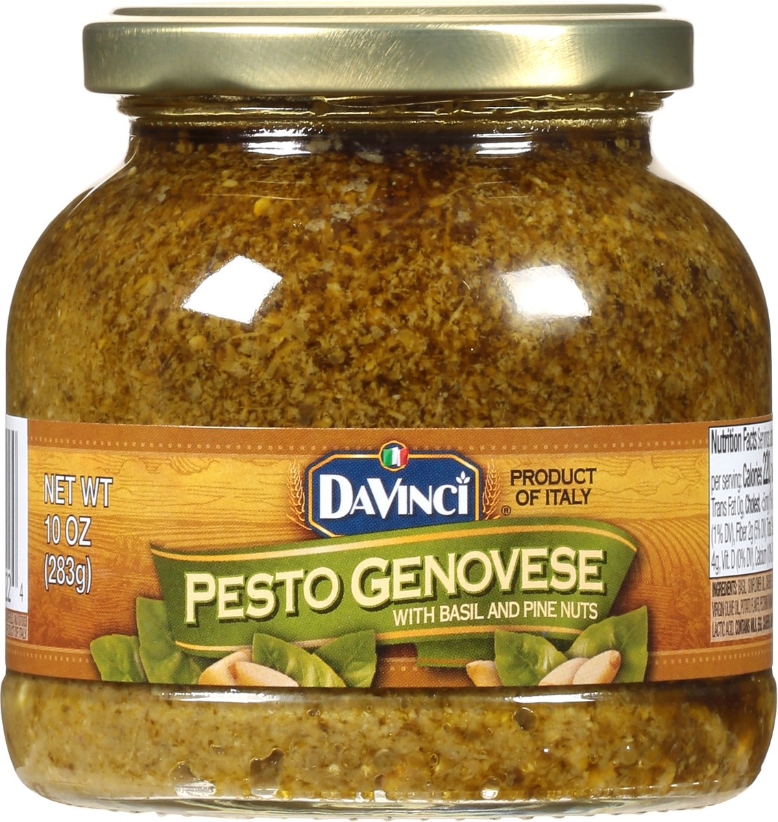 slide 9 of 11, DaVinci Pesto Genovese With Basil & Pine Nuts, 10 oz