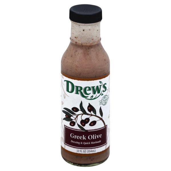 slide 1 of 1, Drew's Kalamata Olive Salad Dressing, 12.5 fl oz