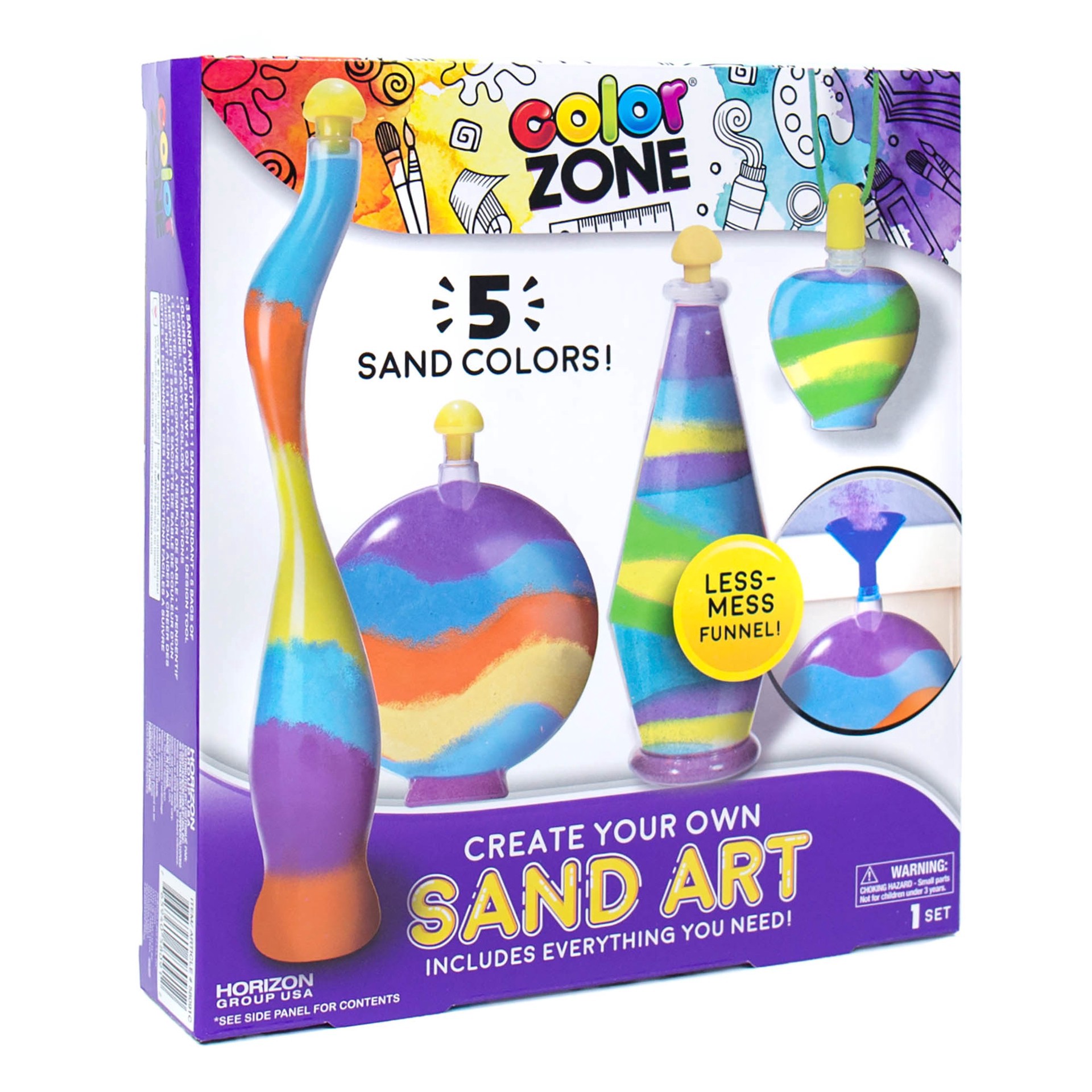 slide 3 of 5, Color Zone Create Your Own Sand Art, 1 ct