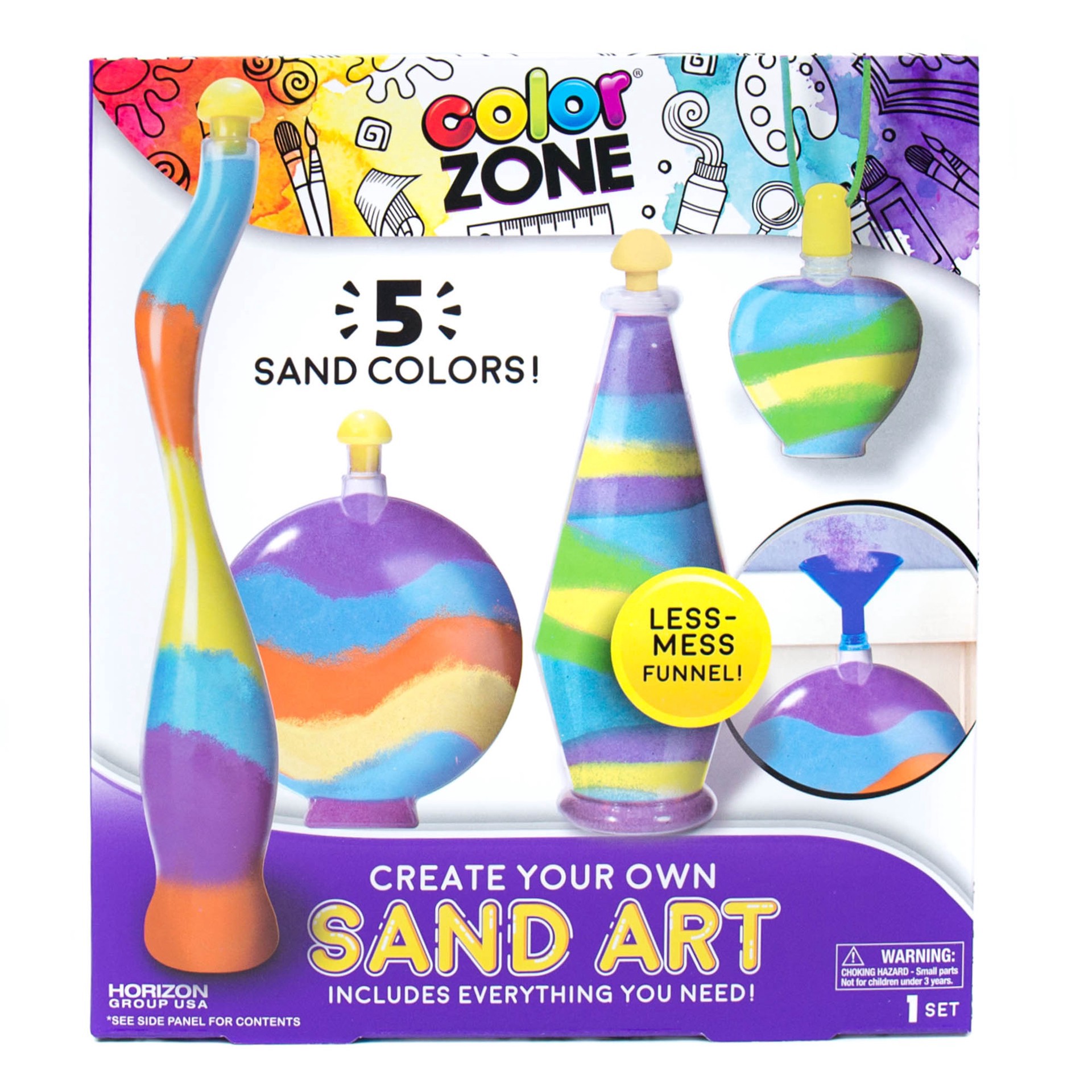 slide 2 of 5, Color Zone Create Your Own Sand Art, 1 ct