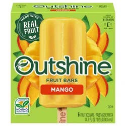 OUTSHINE Mango Fruit Bars 6 ct Box