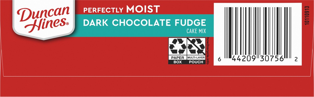 slide 9 of 9, Duncan Hines Dark Chocolate Fudge Cake Mix 15.25 oz, 15.25 oz