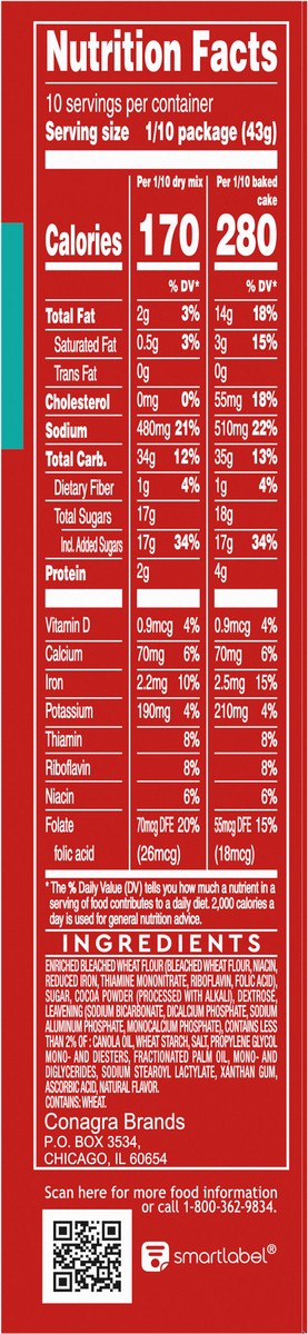 slide 2 of 9, Duncan Hines Dark Chocolate Fudge Cake Mix 15.25 oz, 15.25 oz